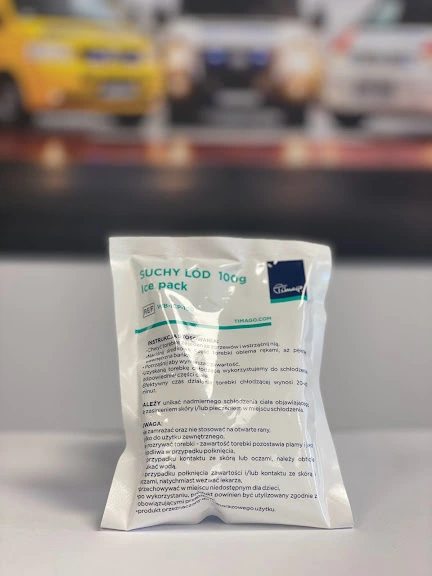 Zimny kompres (suchy lód)