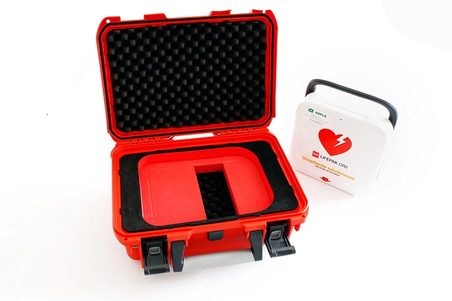 Walizka transportowa wodoodporna AED do defibrylatora LIFEPAK CR2